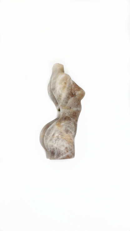 Moonstone Goddess Lady Body Carving