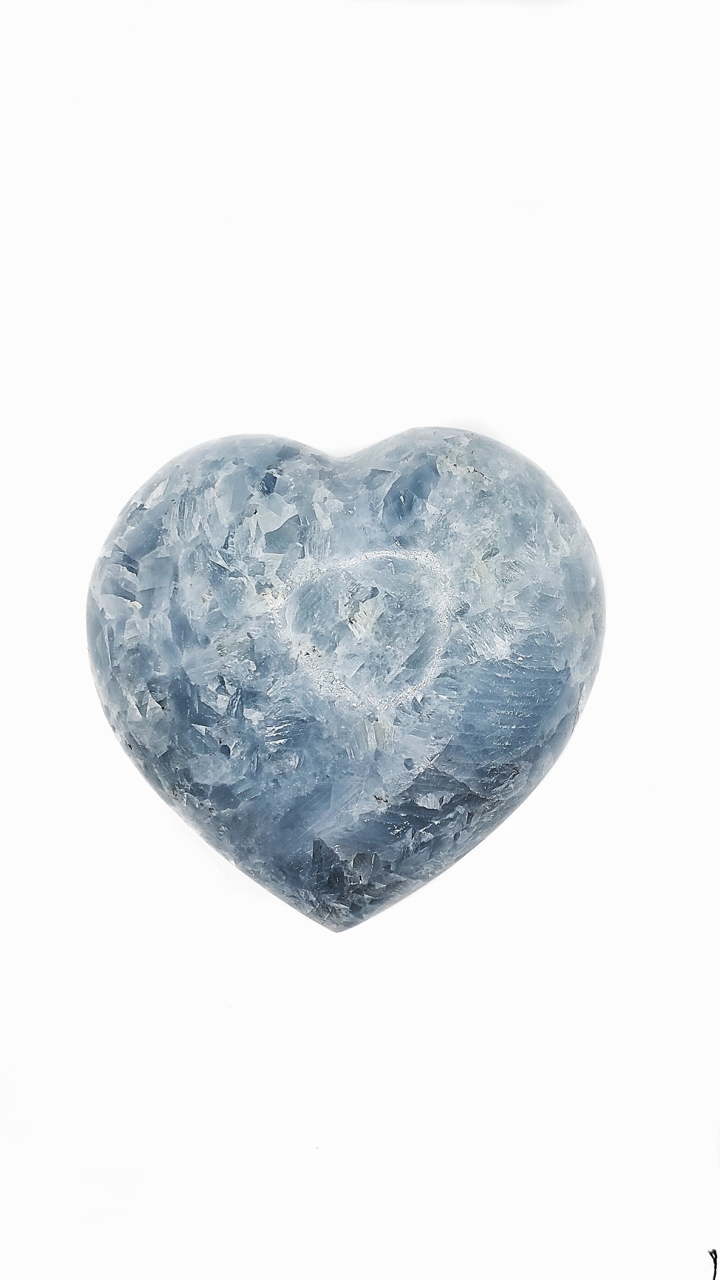 XL Blue Calcite Heart