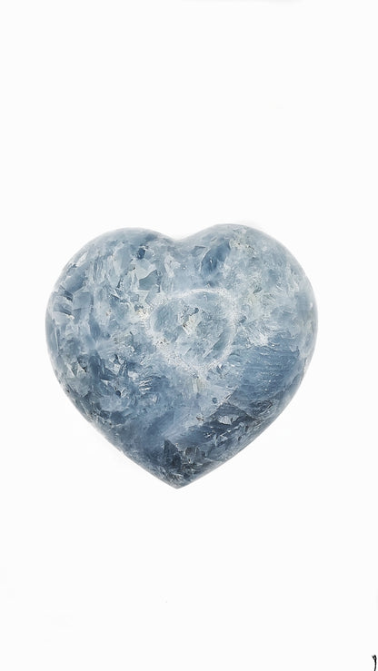 XL Blue Calcite Heart