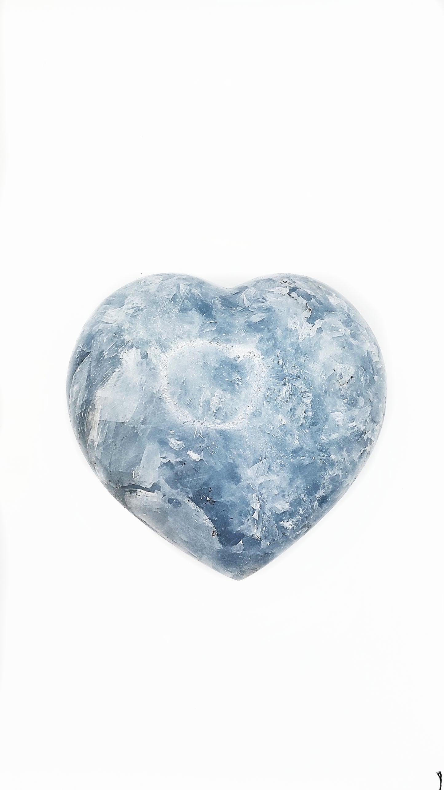 XL Blue Calcite Heart