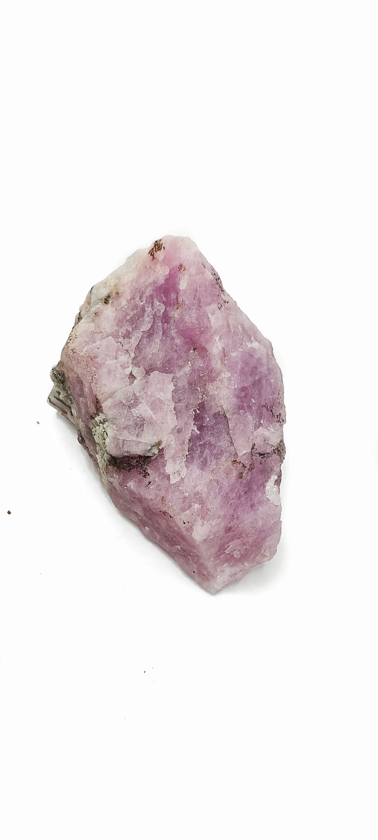 Large Raw Kunzite With Mica