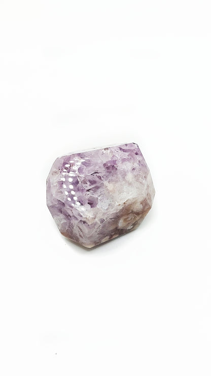 Purple Amethyst Flower Agate Freeform