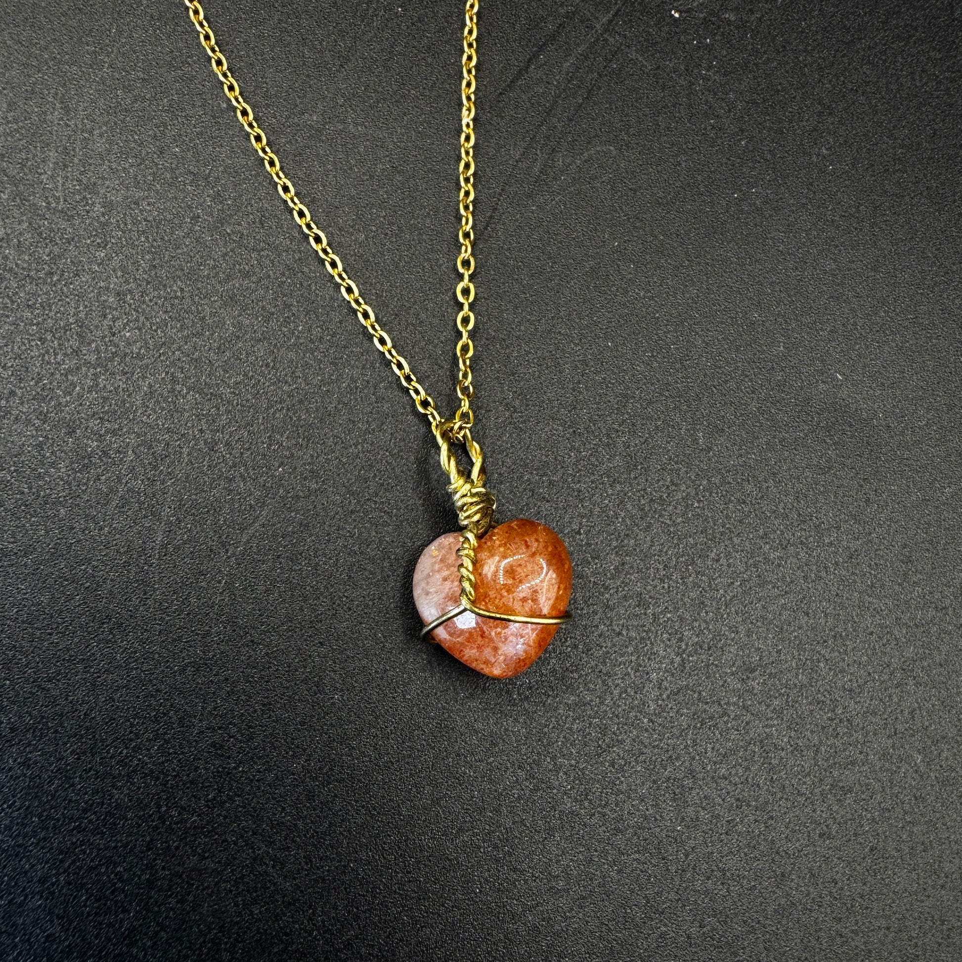 Handmade Sunstone Moonstone Necklace
