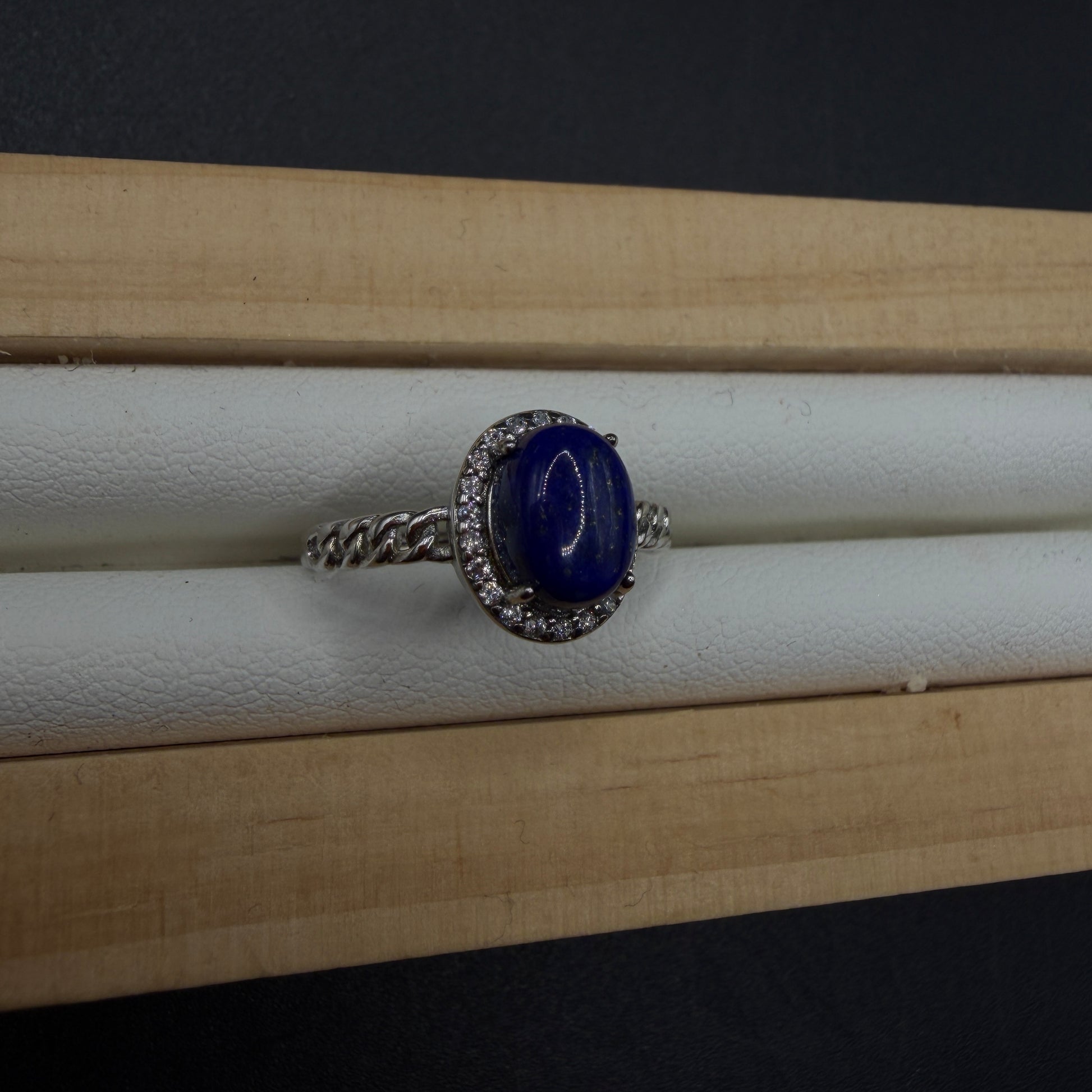 Lapis Lazuli S925 Adjustable Ring