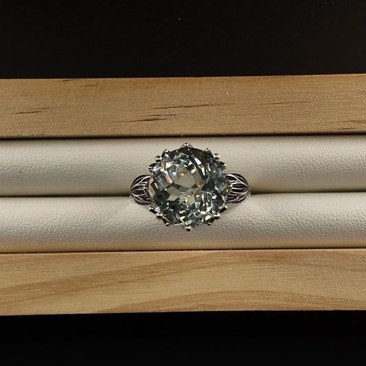 Prehnite S925 Adjustable Ring
