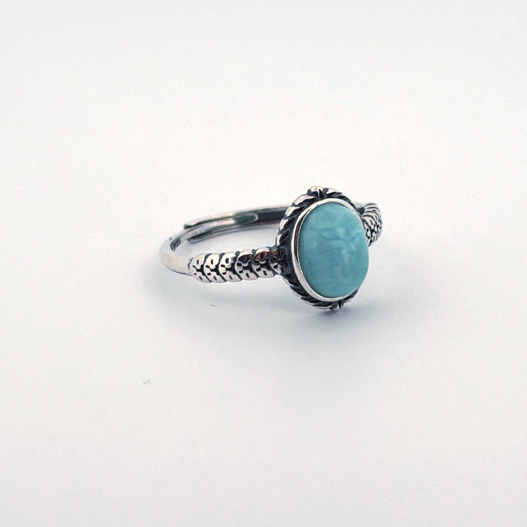 Larimar S925 Adjustable Ring