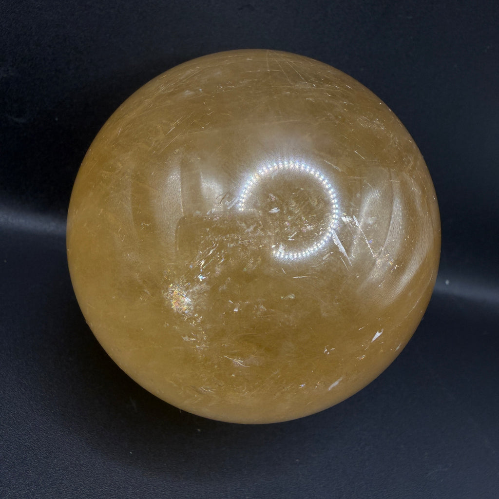 Honey Calcite Sphere