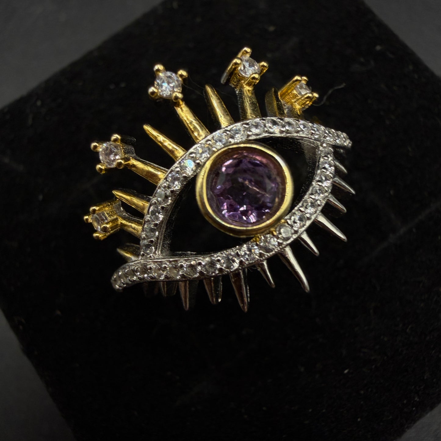 Amethyst Eye S925 Certified Ring