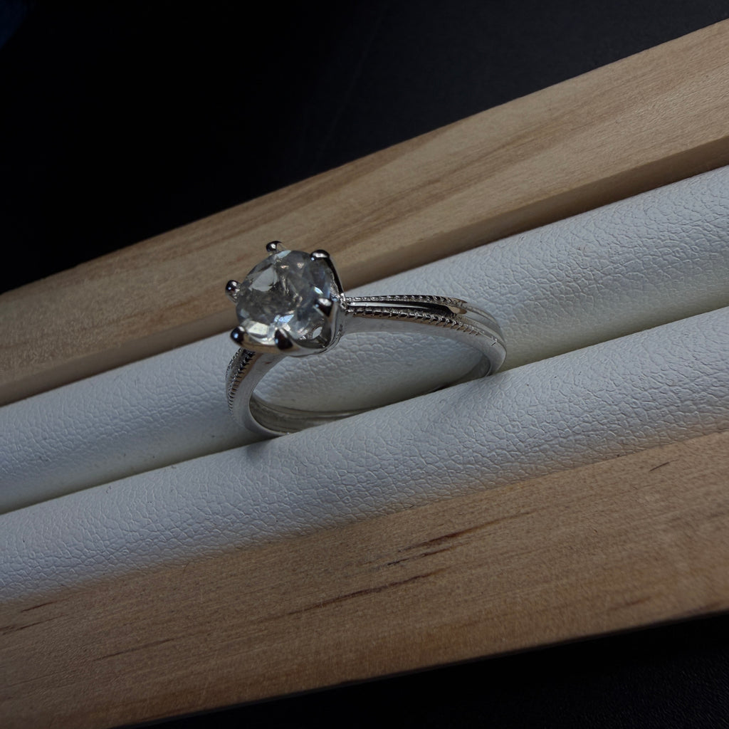 Libyan Desert Glass S925 Certified Adjustable Ring