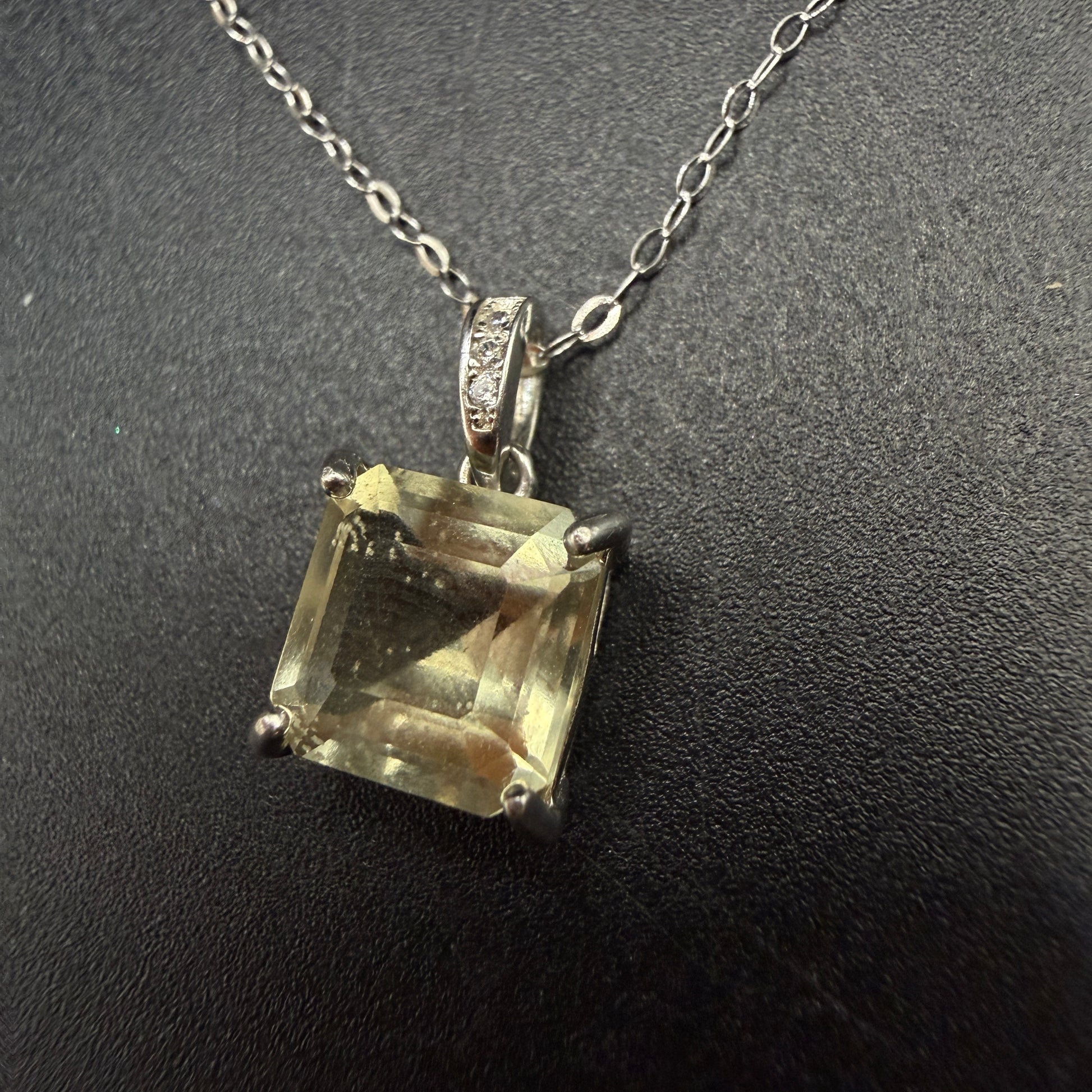 Libyan Desert Glass S925 Certified Necklace