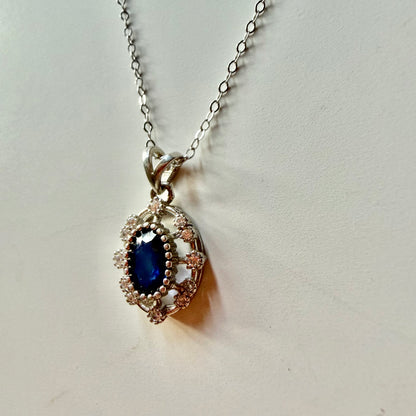 Sapphire S925 Necklace
