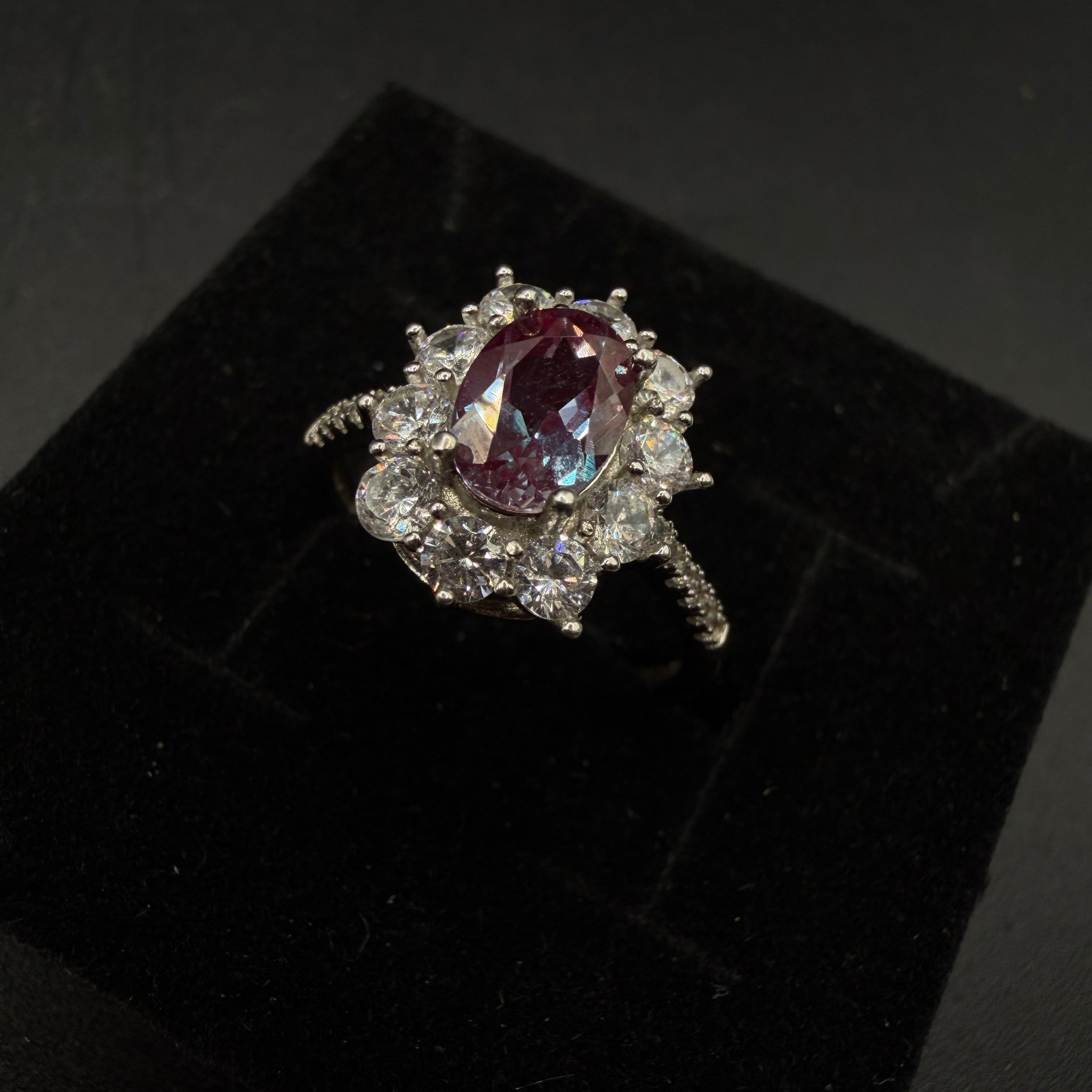 Alexandrite S925 Certified Adjustable Ring