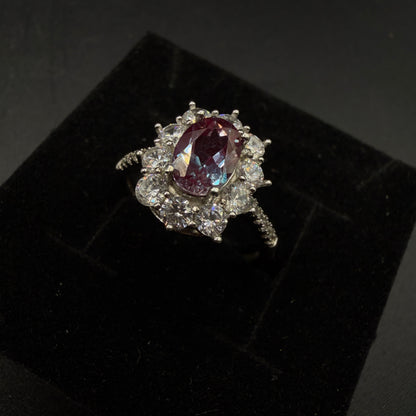 Alexandrite S925 Certified Adjustable Ring