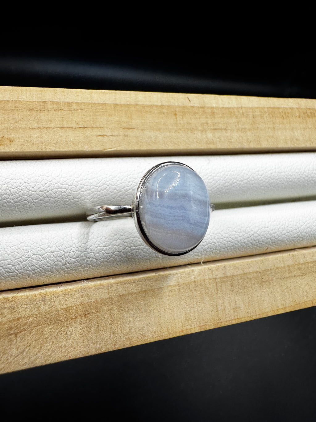 Blue Lace Agate Ring