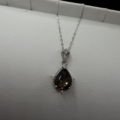 Smokey Quartz S925 Necklace