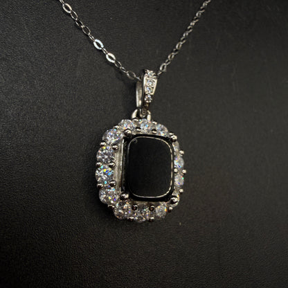 Cintamani Stone Saffordite S925 Certified Necklace