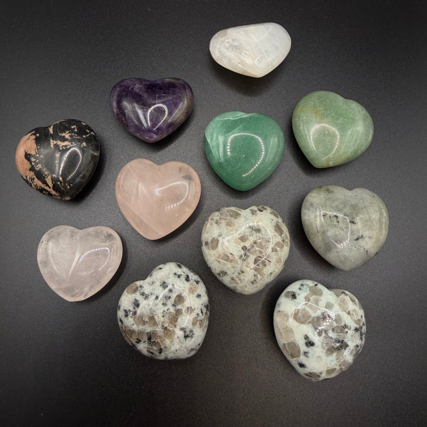 Small Crystal Hearts