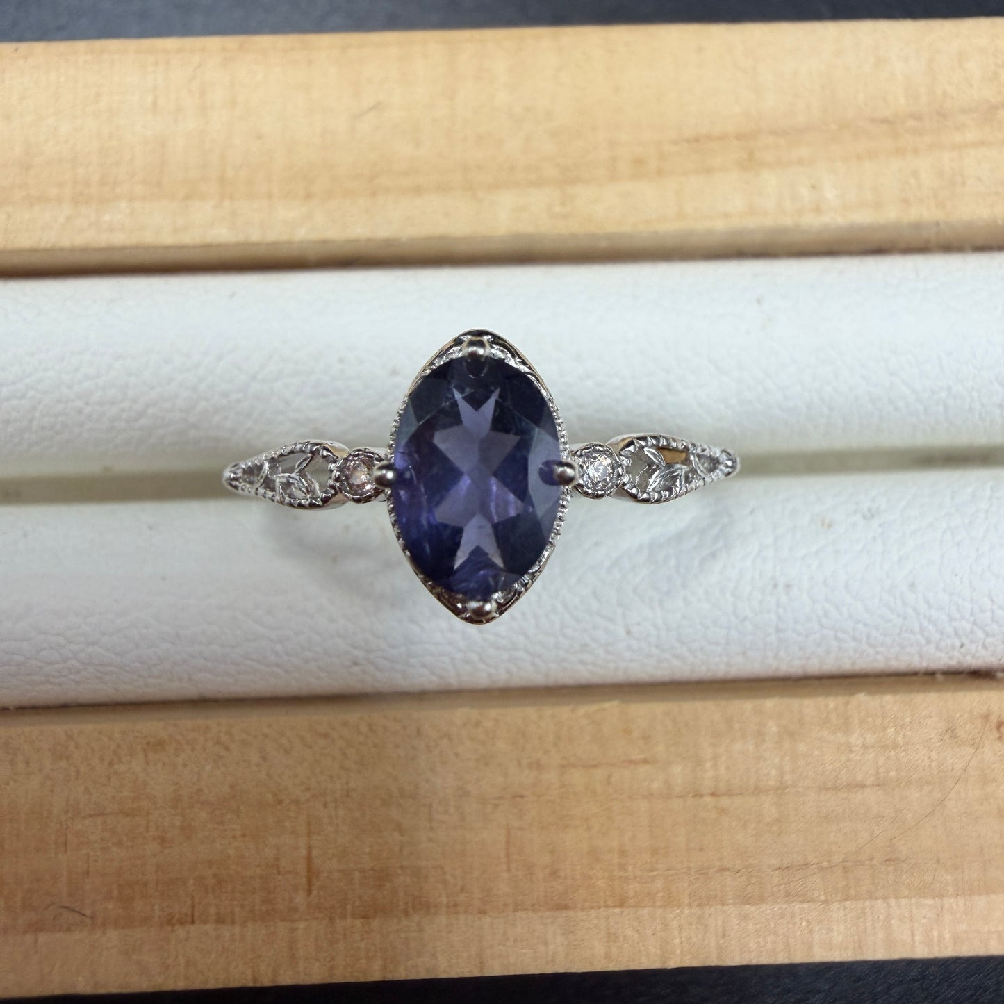 Tanzanite S925 Adjustable Ring