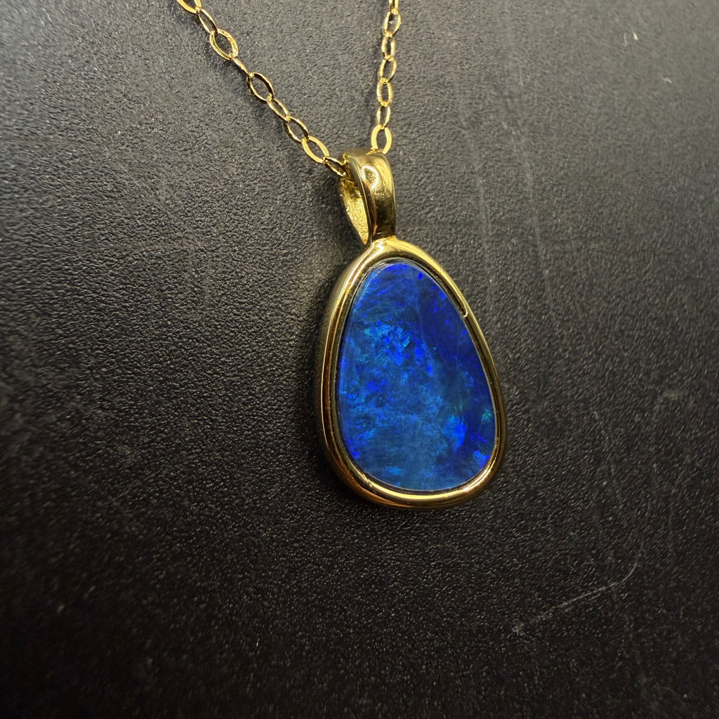 Australian Boulder Opal S925 Necklace