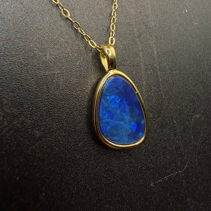 Australian Boulder Opal S925 Necklace