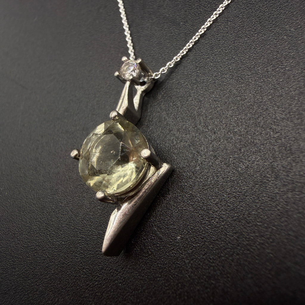 Libyan Desert Glass S925 Certified Necklace