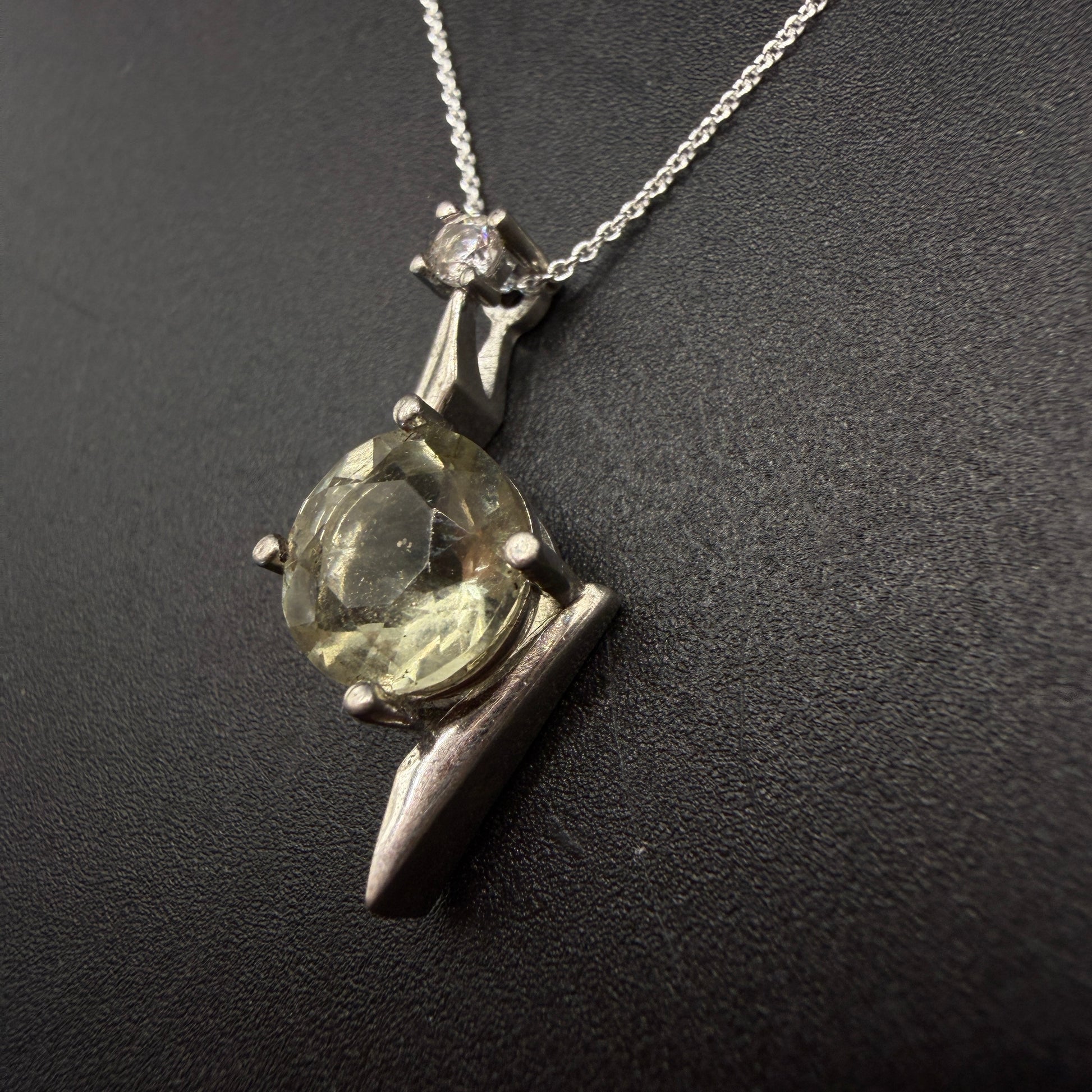 Libyan Desert Glass S925 Certified Necklace