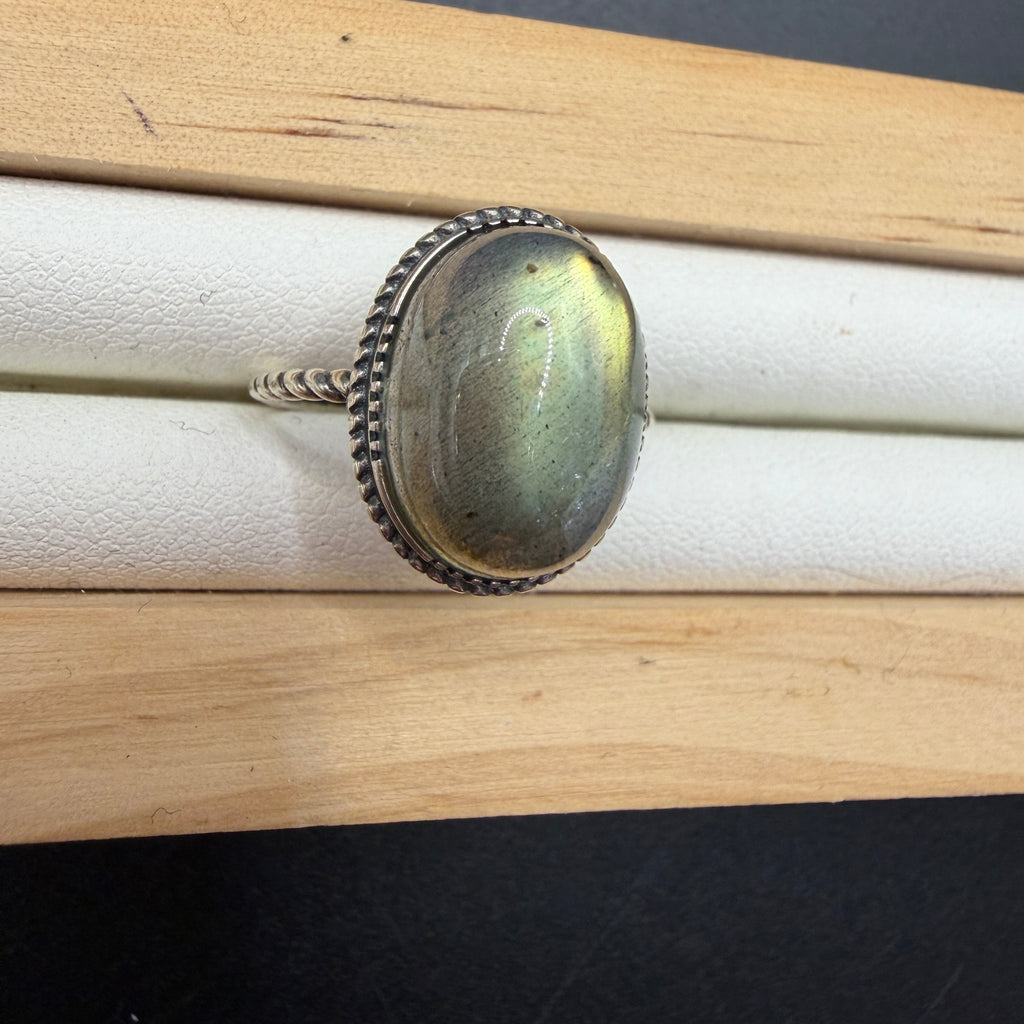Labradorite S925 Adjustable Ring