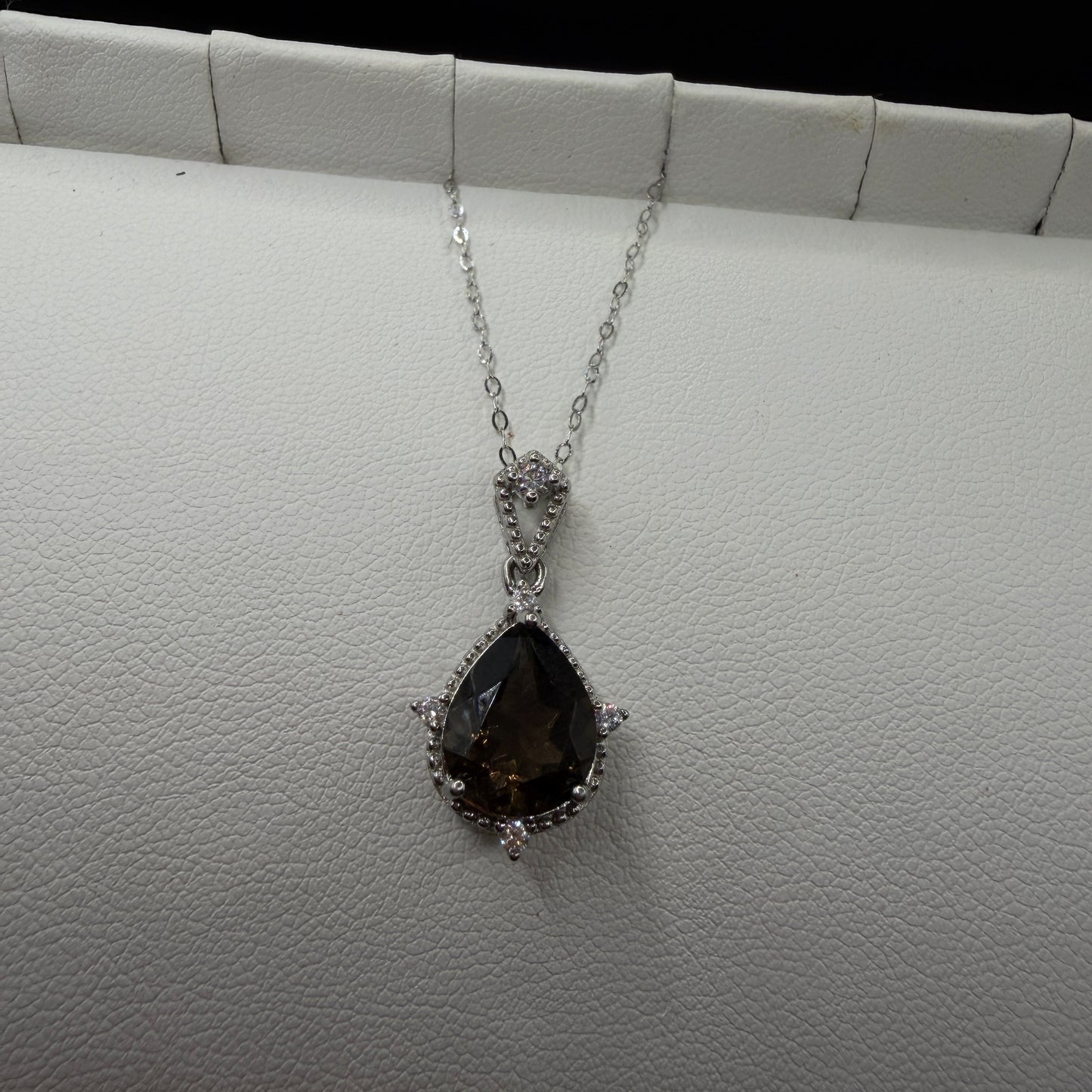 Smokey Quartz S925 Necklace