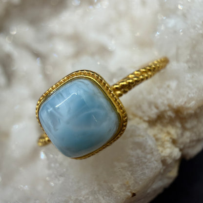 Larimar S925 Adjustable Ring