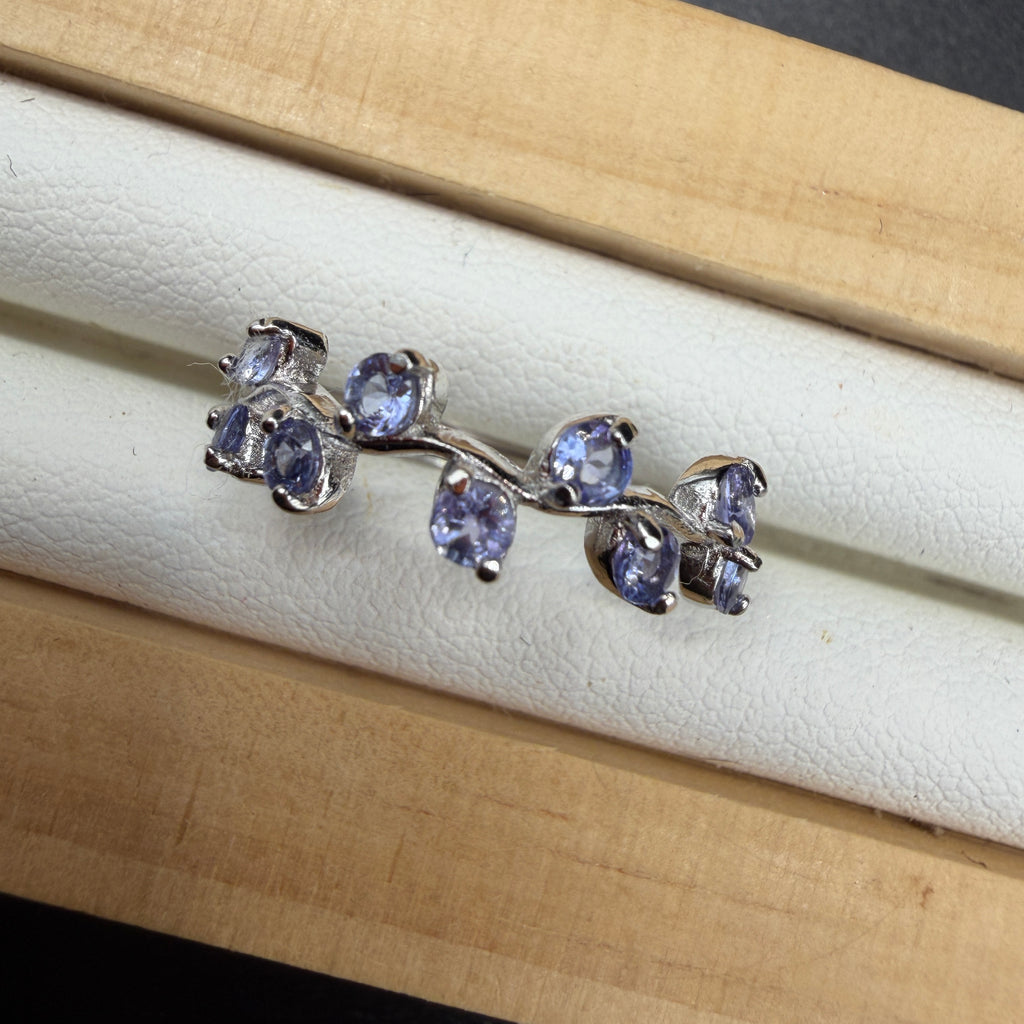 Tanzanite S925 Adjustable Ring