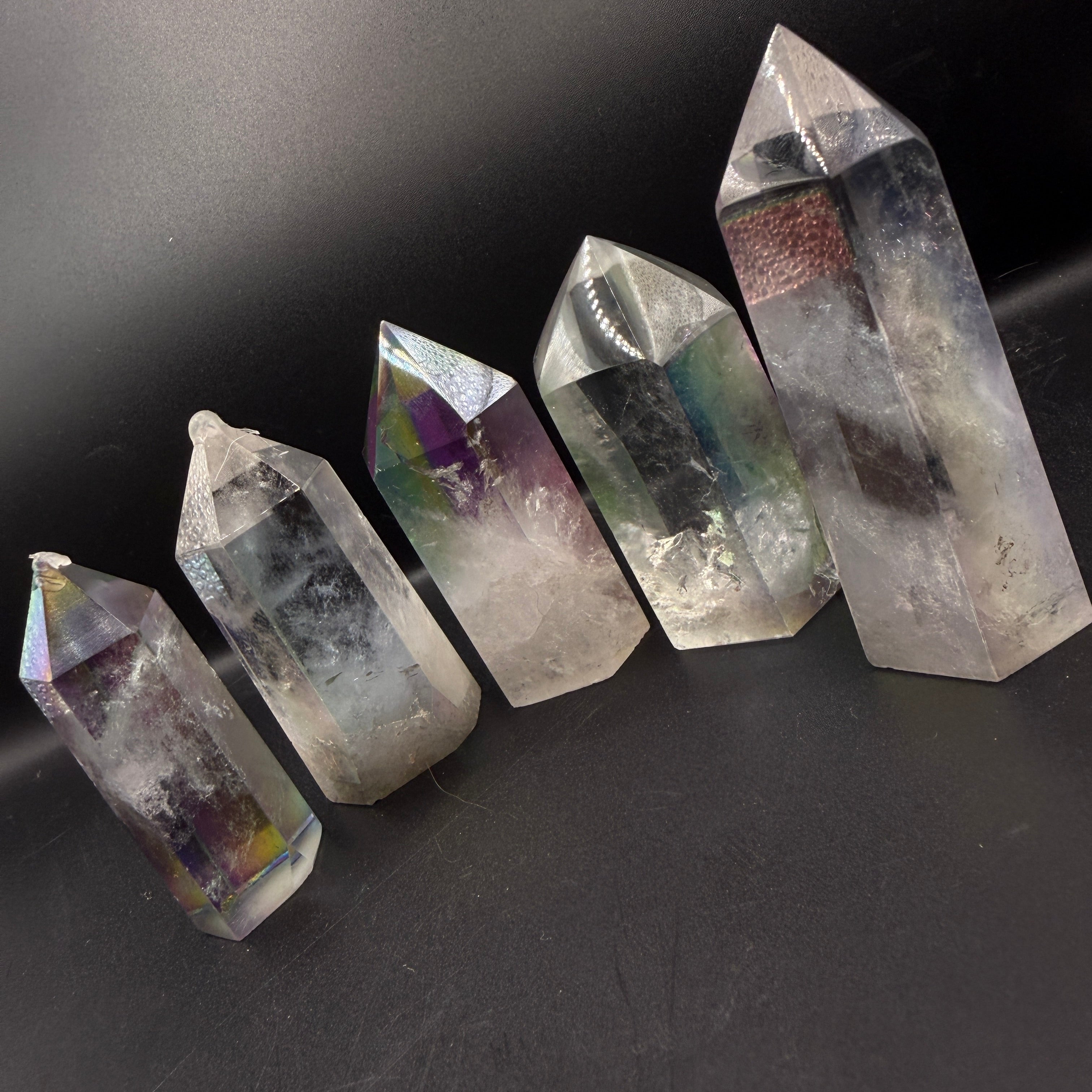 Aura Clear Quartz Tower