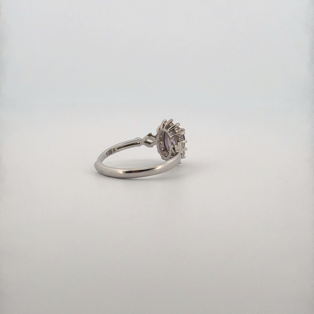 Amethyst S925 Adjustable Ring