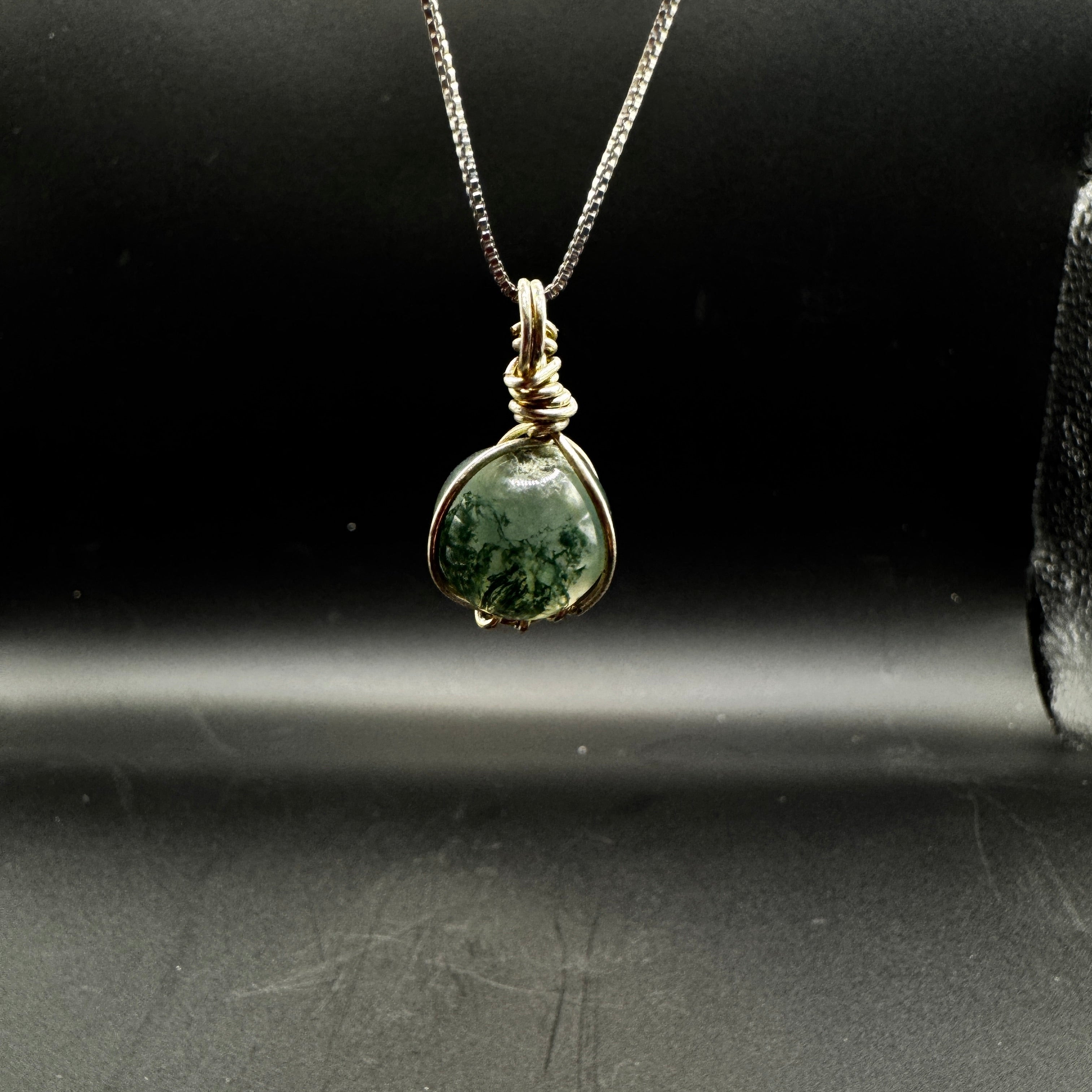 Moss Agate Necklace