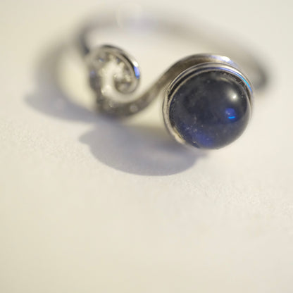 Labradorite S925 Adjustable Ring