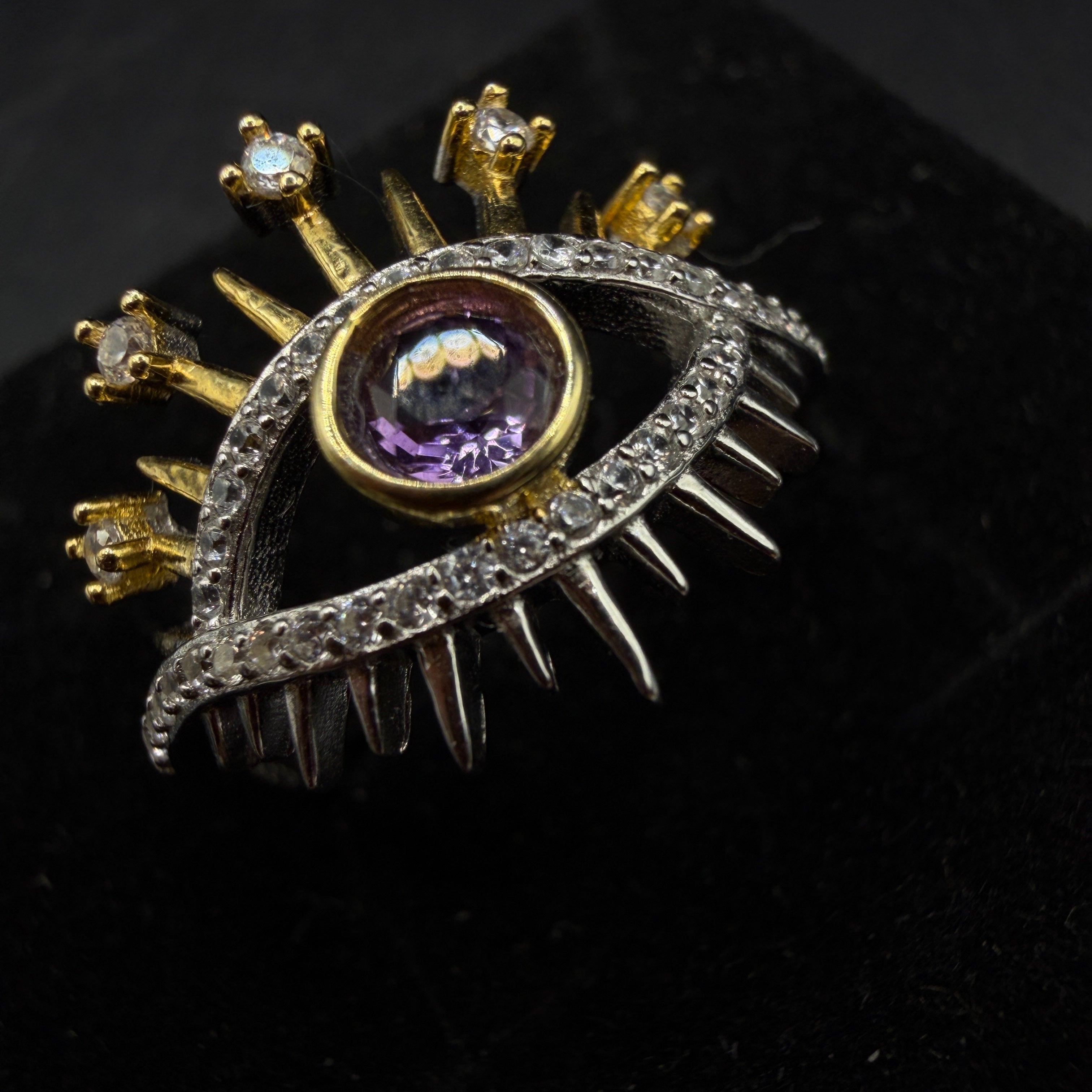 Amethyst Eye S925 Certified Ring