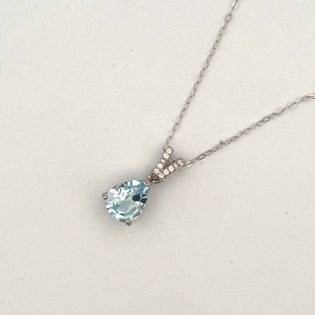 Aquamarine S925 Necklace