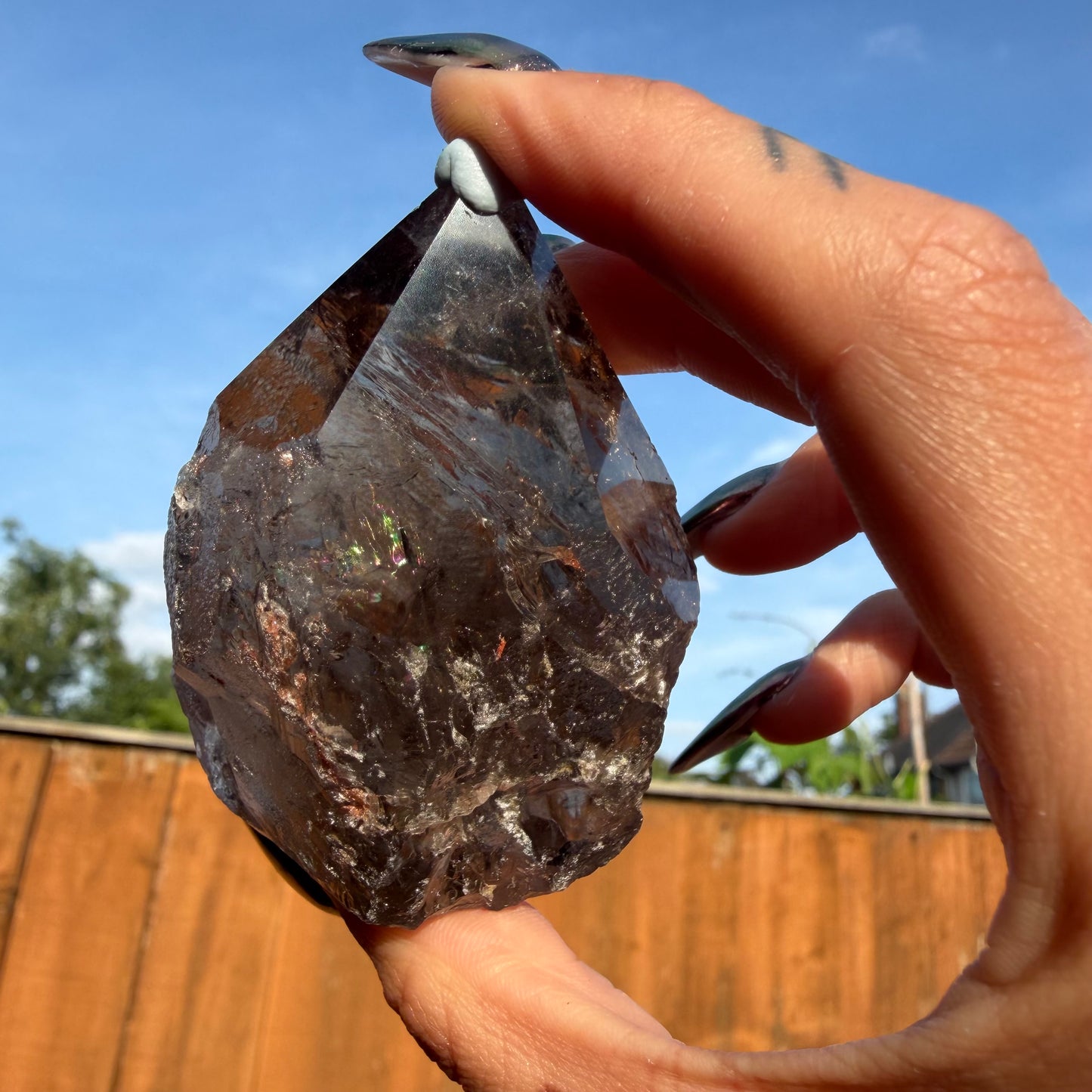 Smokey Quartz Cut Base Points