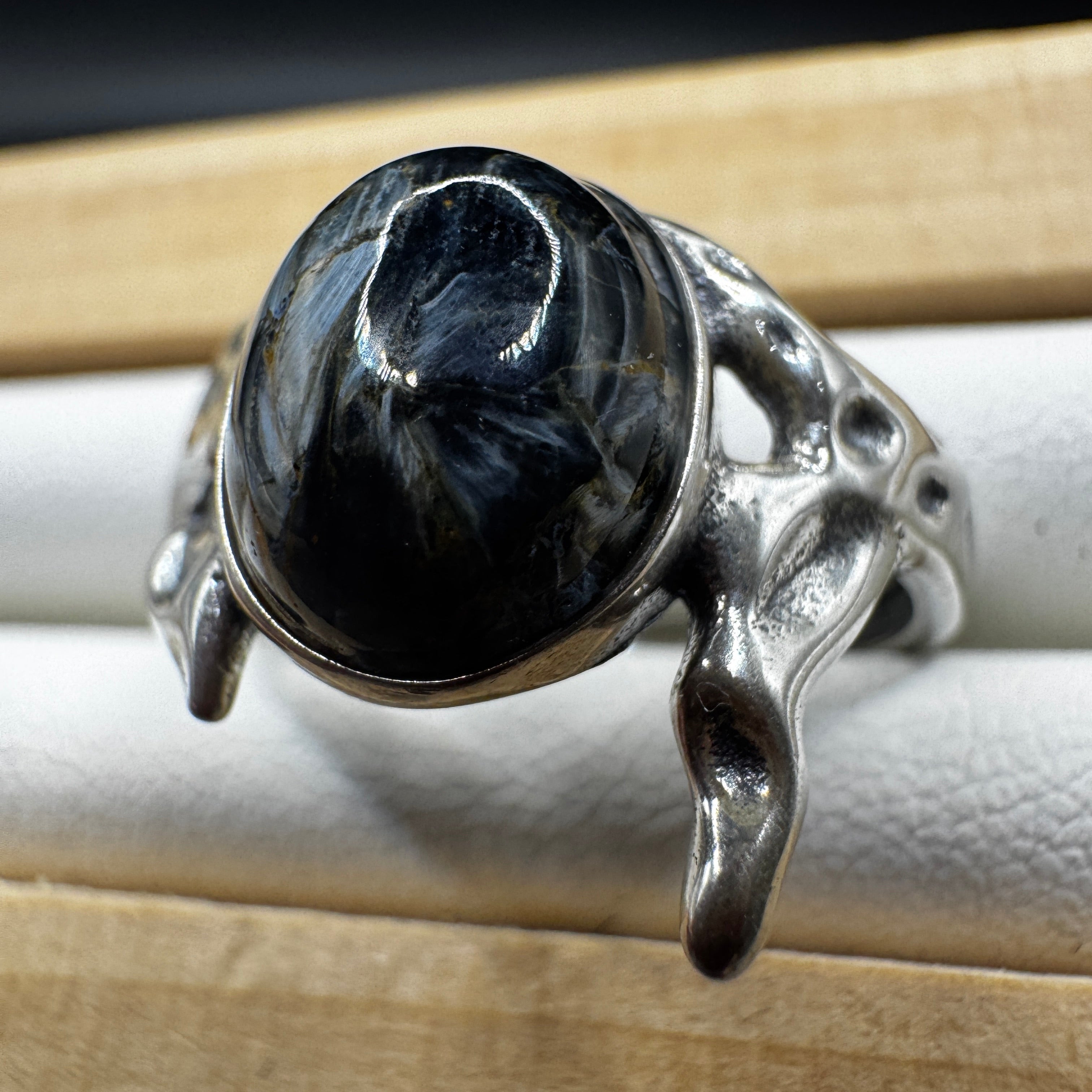 Pietersite S925 Adjustable Ring