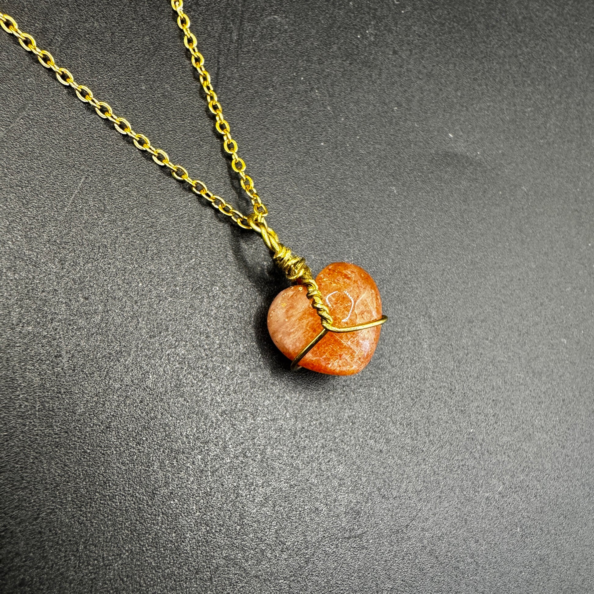 Handmade Sunstone Moonstone Necklace