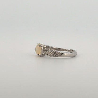Opal S925 Adjustable Ring