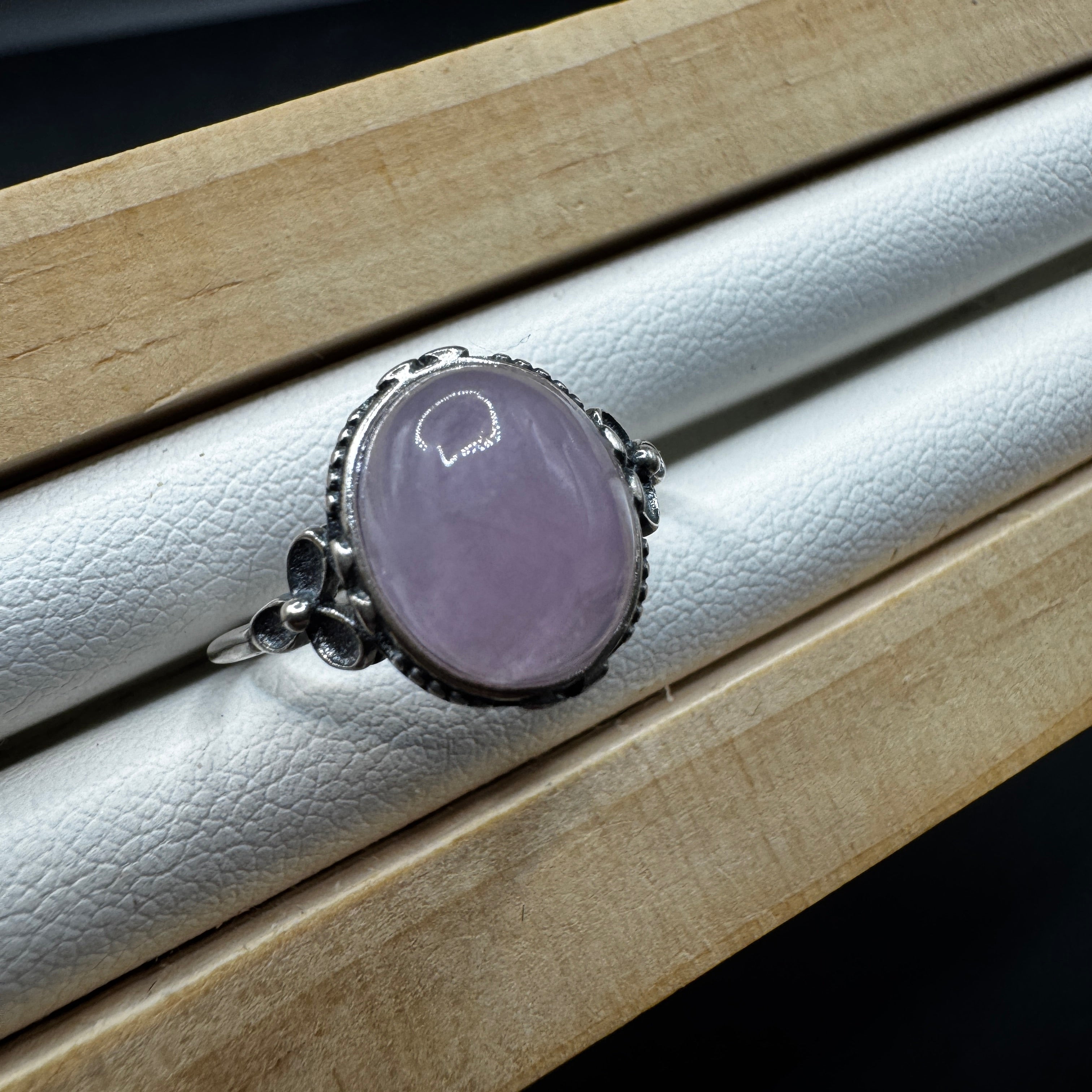 Kunzite S925 Adjustable Ring