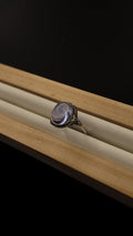 Fluorite S925 Adjustable Ring