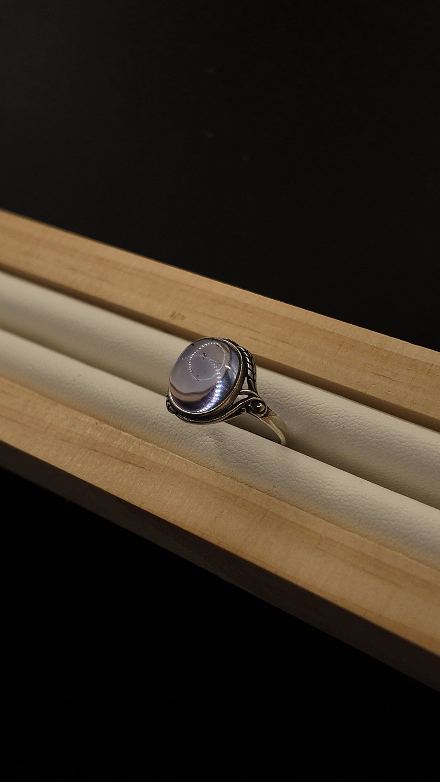Fluorite S925 Adjustable Ring