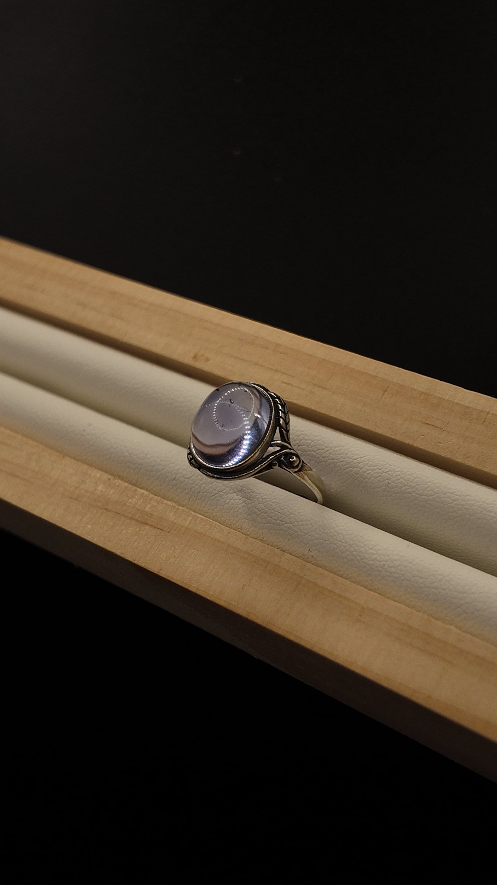 Fluorite S925 Adjustable Ring