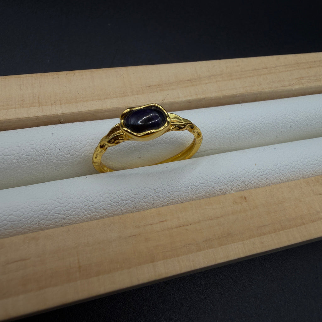 Sugilite S925 Adjustable Ring