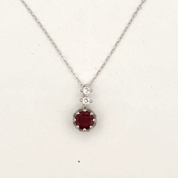 Garnet S925 Necklace