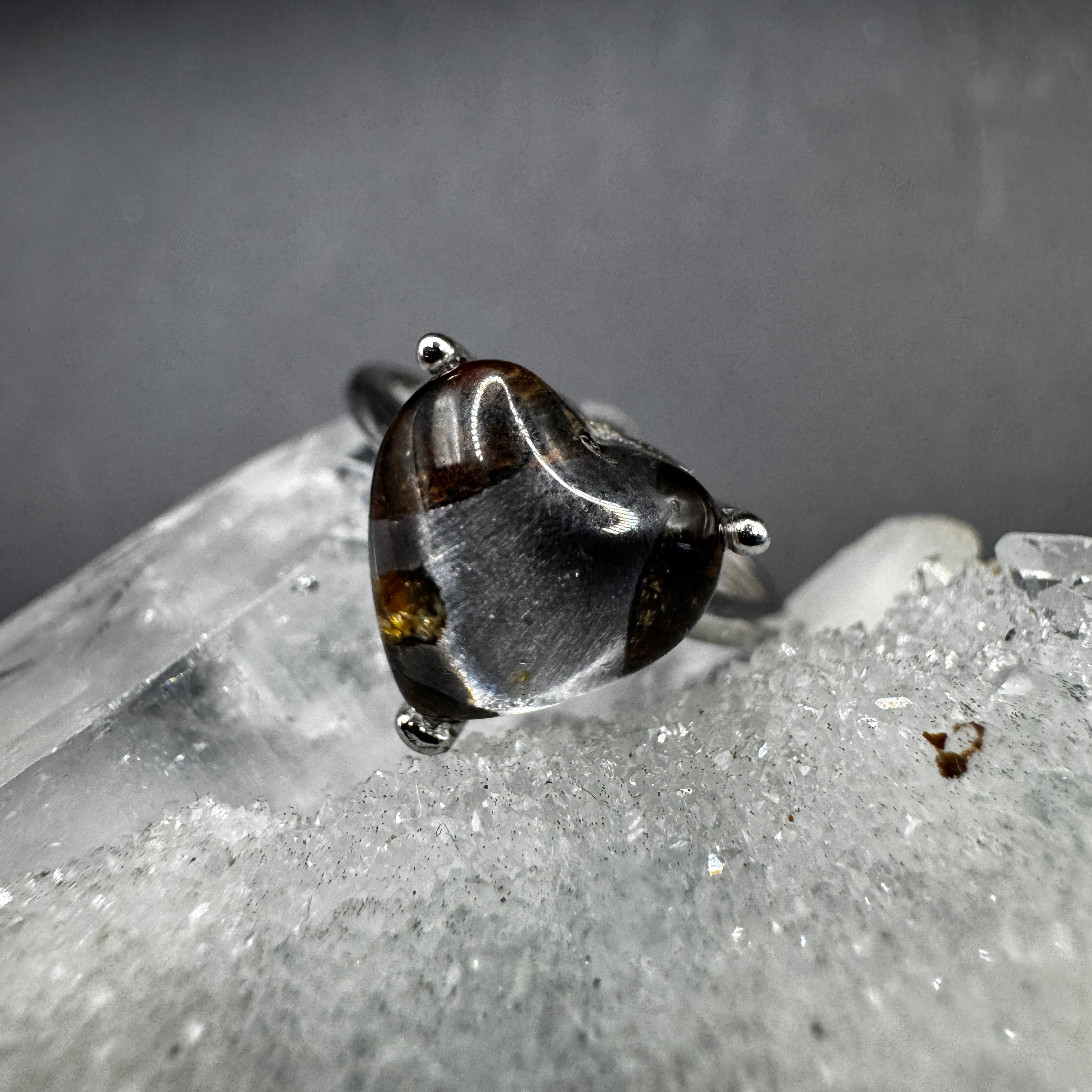 Pallasite S925 Adjustable Ring