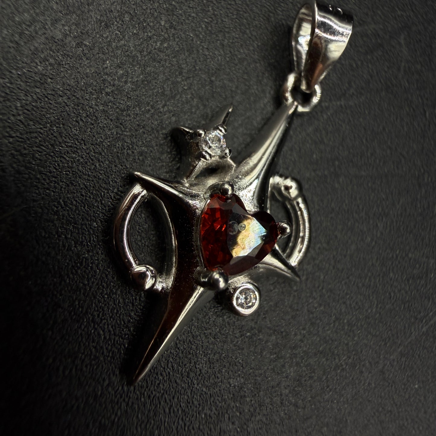 Garnet Star S925 Necklace