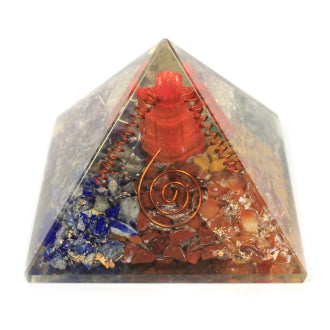 Large Orgonite Pyramid 70mm - Ganesh