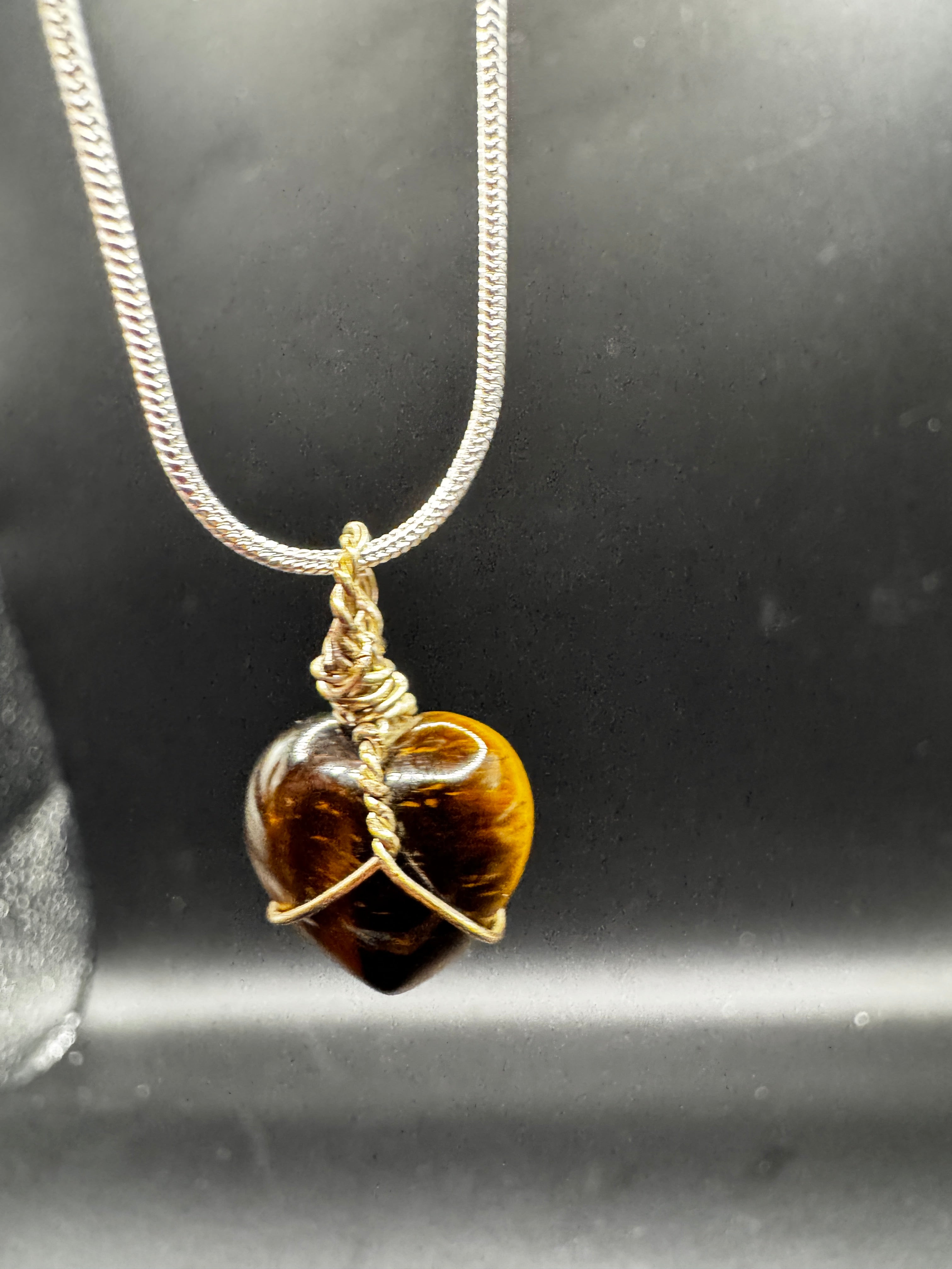 Handmade Tigers Eye Necklace
